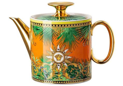 jungle dessert di versace|Jungle Animalier Teapot .